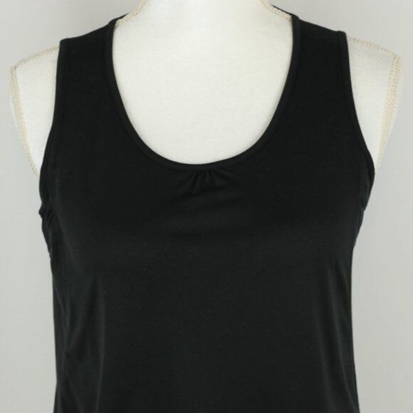 REI Women's Small Black Drawstring Waist Scoop Neck Quick Dry Tank Top - Picture 2 of 8